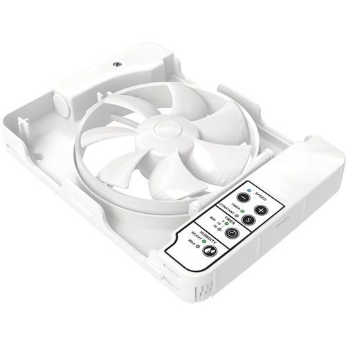 IQ Lo-Carbon- Badkamer ventilator Ø100/120 108/133m³/h met vochtsensor en licht schakelaar met nalooptijd - wit